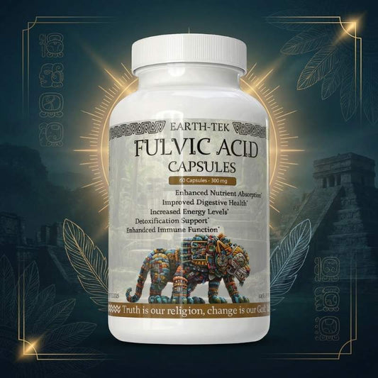 6 Pack Fulvic Acid Capsules + FREE 1oz Limited Edition Silver Round (.9999 Fine Silver)