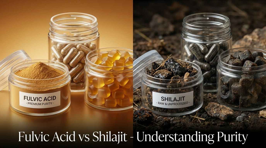 Fulvic Acid vs Shilajit