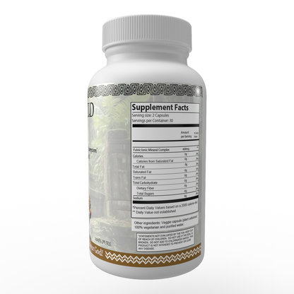 BOGO Fulvic Acid Capsules – Cellular Energy, Detox & Vitality – 60 ct