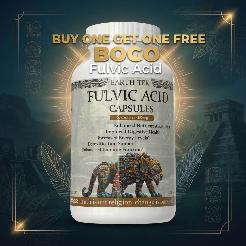 BOGO Fulvic Acid Capsules – Cellular Energy, Detox & Vitality – 60 ct