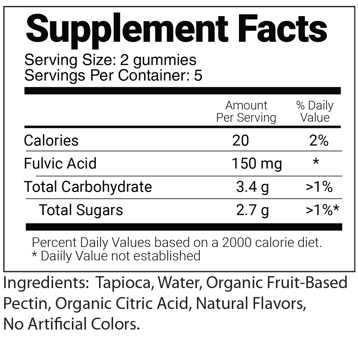 Kids’ Mineral Gummies – Sour – Clean Nutrition for Growing Minds – 60 ct